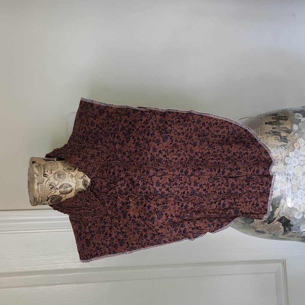Brown Vintage women's collar